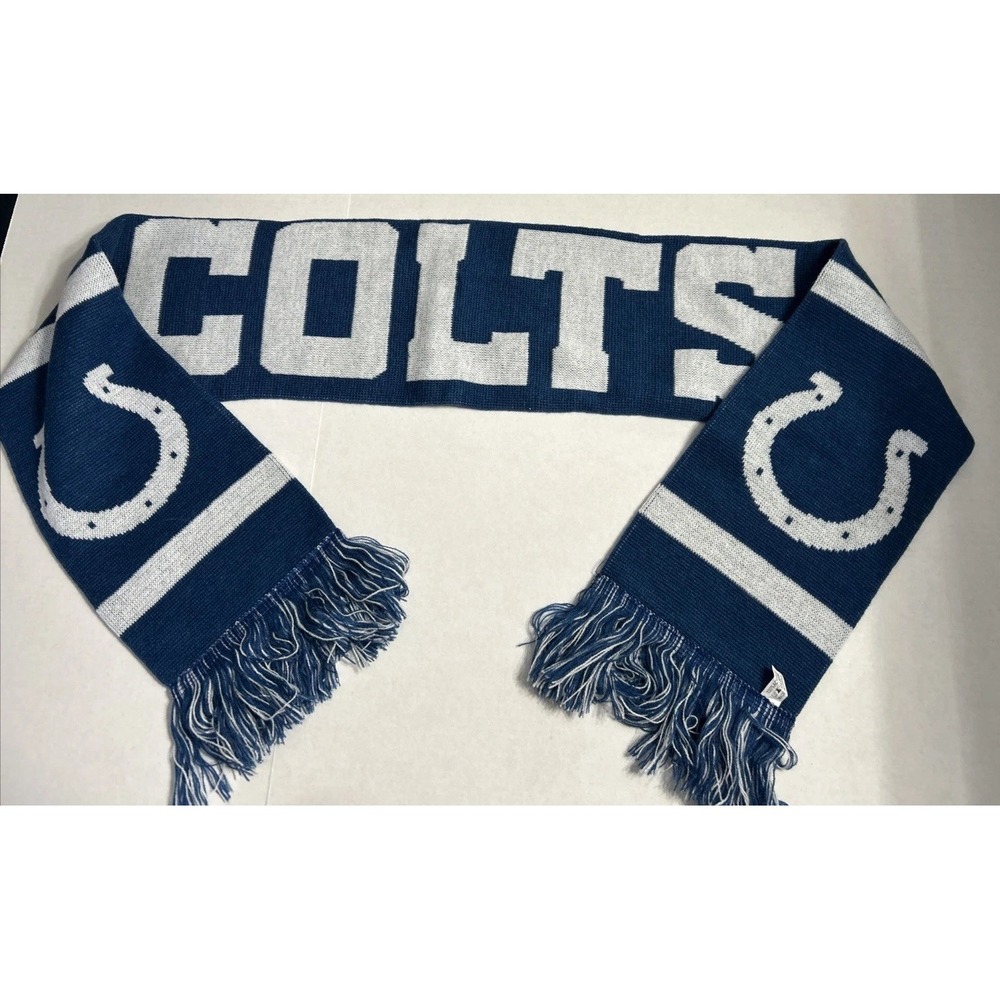 Indianapolis Colts‎ Blue Knit Soft Scarf 62" 62x7"